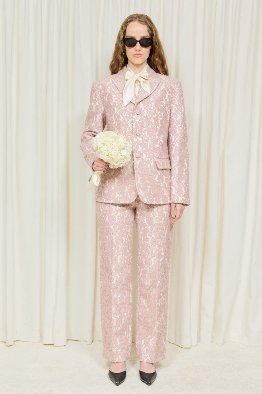 Willie Sequin Lace Trouser