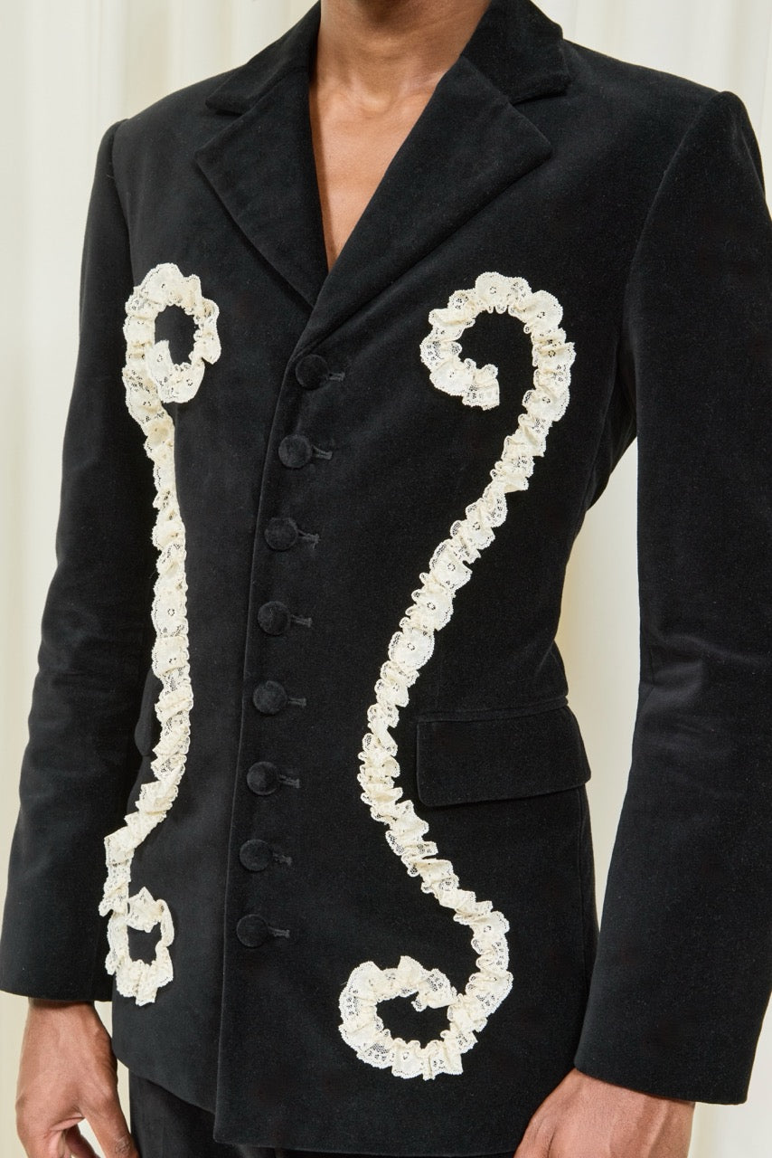 Winsted Ruched Scroll Hourglass Jacket